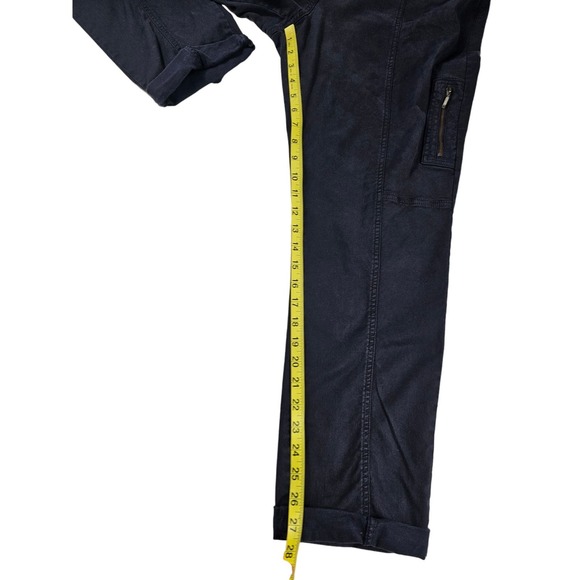 Chicos so slimming navy blue zip pocket cargo ankle pants 3 (16) * - Picture 4 of 6